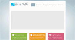 Desktop Screenshot of johnfordsolicitors.co.uk