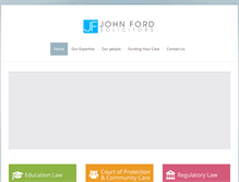 Tablet Screenshot of johnfordsolicitors.co.uk